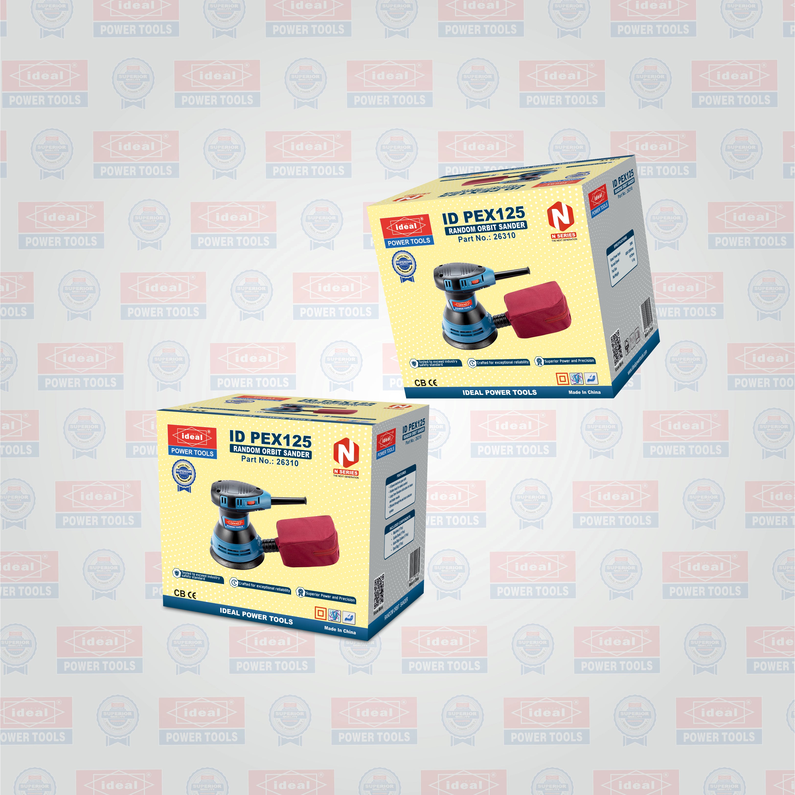 ID PEX125 5" ELECTRIC ECCENTRIC SANDER MACHINE [G-240V] - 26310