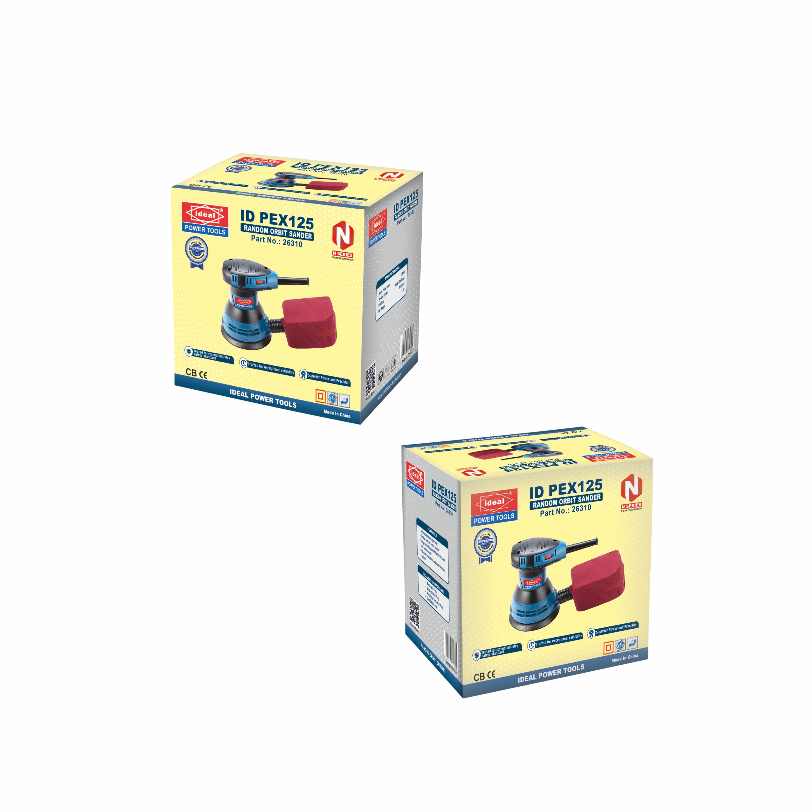 ID PEX125 5" ELECTRIC ECCENTRIC SANDER MACHINE [G-240V] - 26310