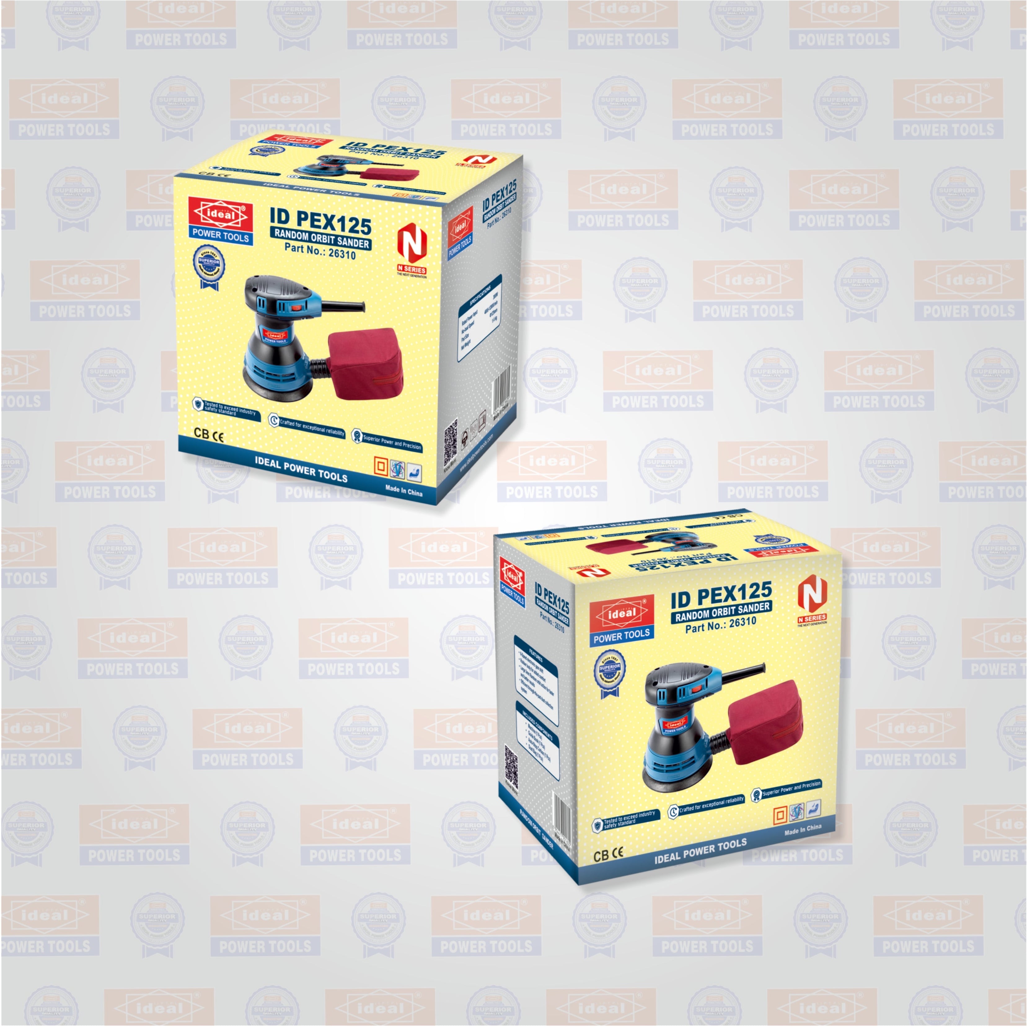 ID PEX125 5" ELECTRIC ECCENTRIC SANDER MACHINE [G-240V] - 26310