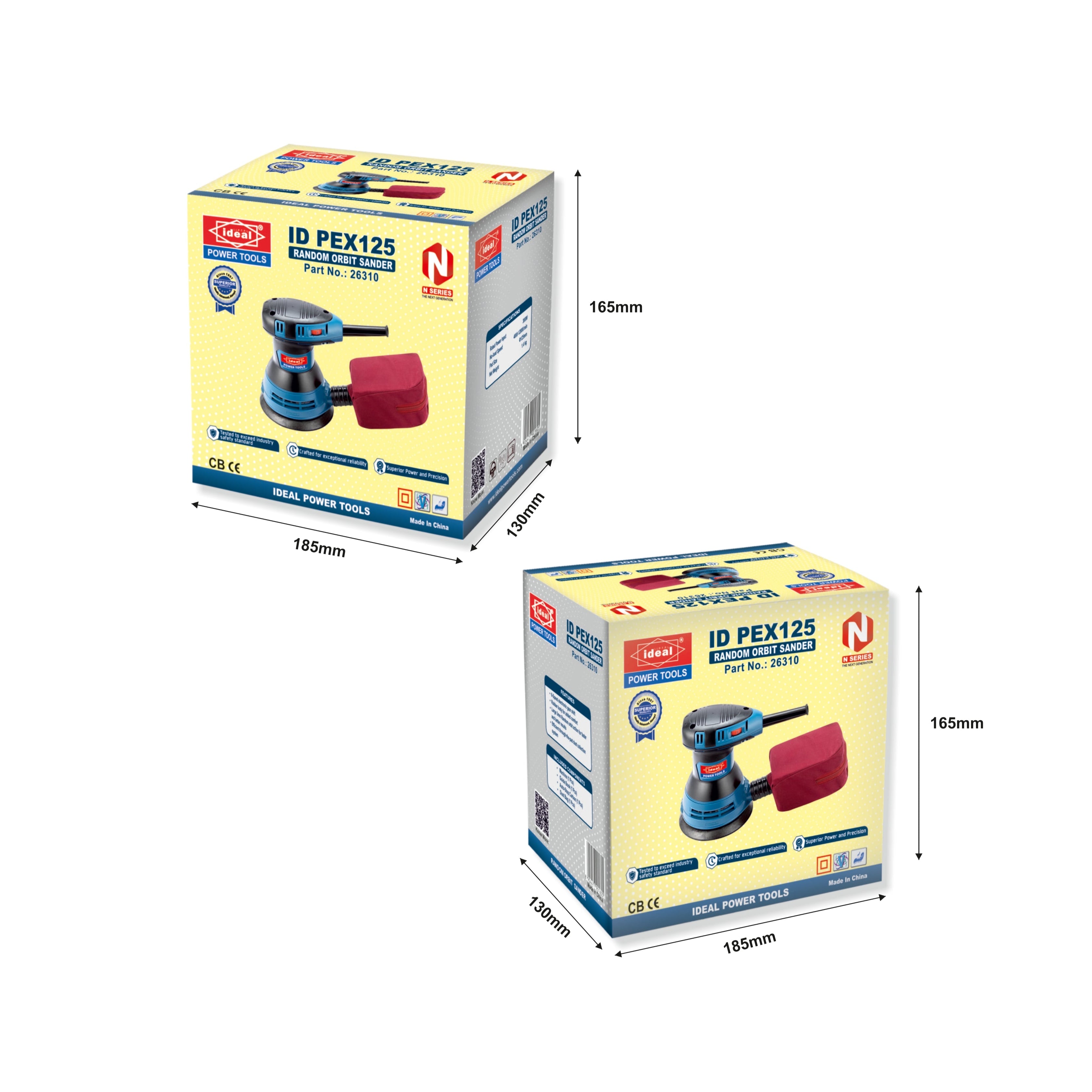 ID PEX125 5" ELECTRIC ECCENTRIC SANDER MACHINE [G-240V] - 26310