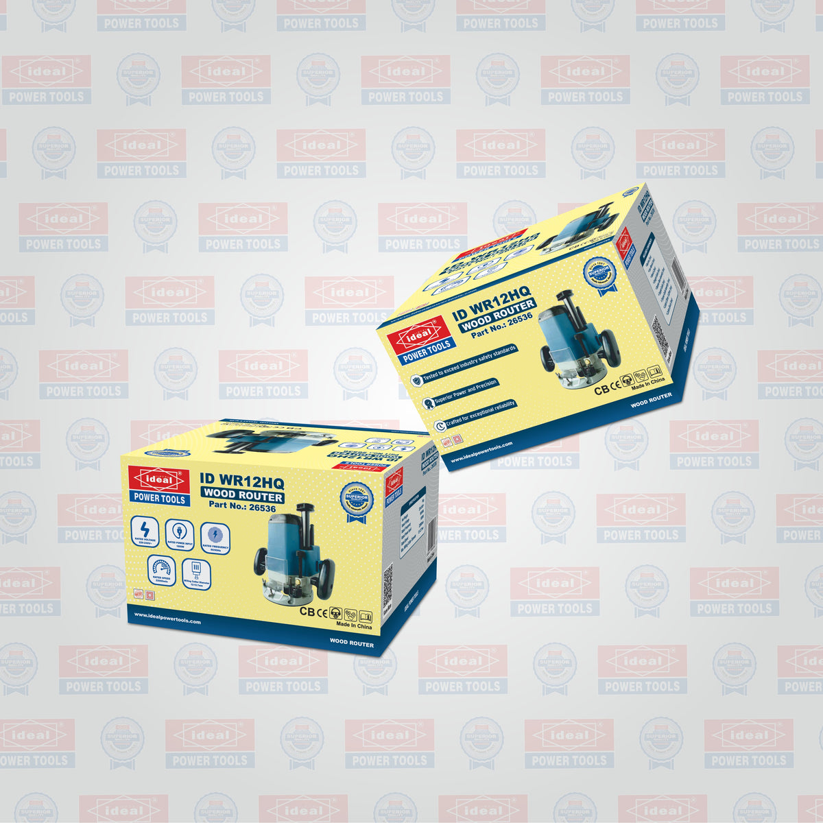 ID WR12HQ ELECTRIC ROUTER MACHINE [G-240V] [Makita Type] - 26536