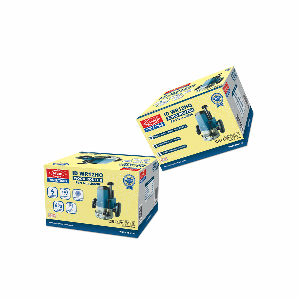 ID WR12HQ ELECTRIC ROUTER MACHINE [G-240V] [Makita Type] - 26536