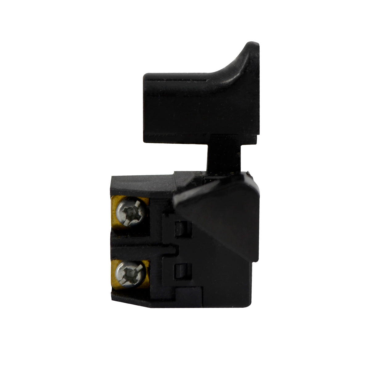 Switch spare part for air blower on a white background