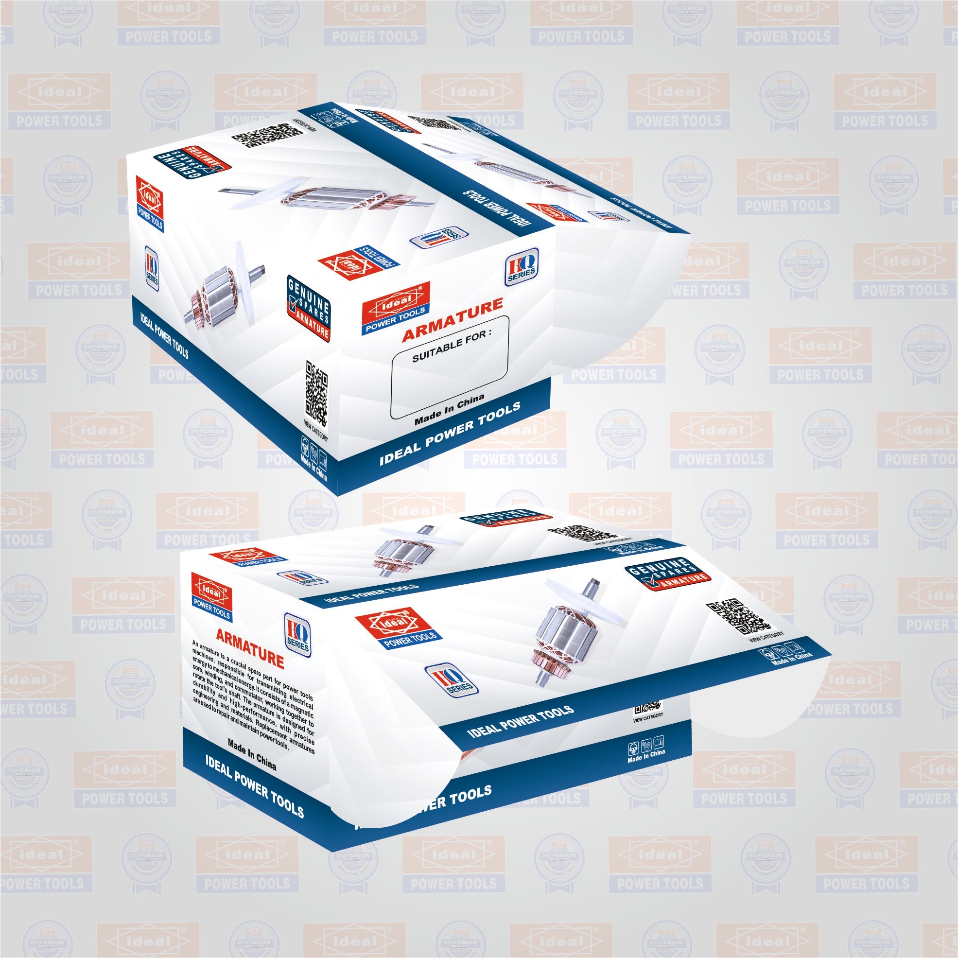 IDEAL ARMATURE HQ SERIES [GSW6-100] 4" ANGLE GRINDER SPARE PART [ID AG6-100] [Bosch Type] - 29011