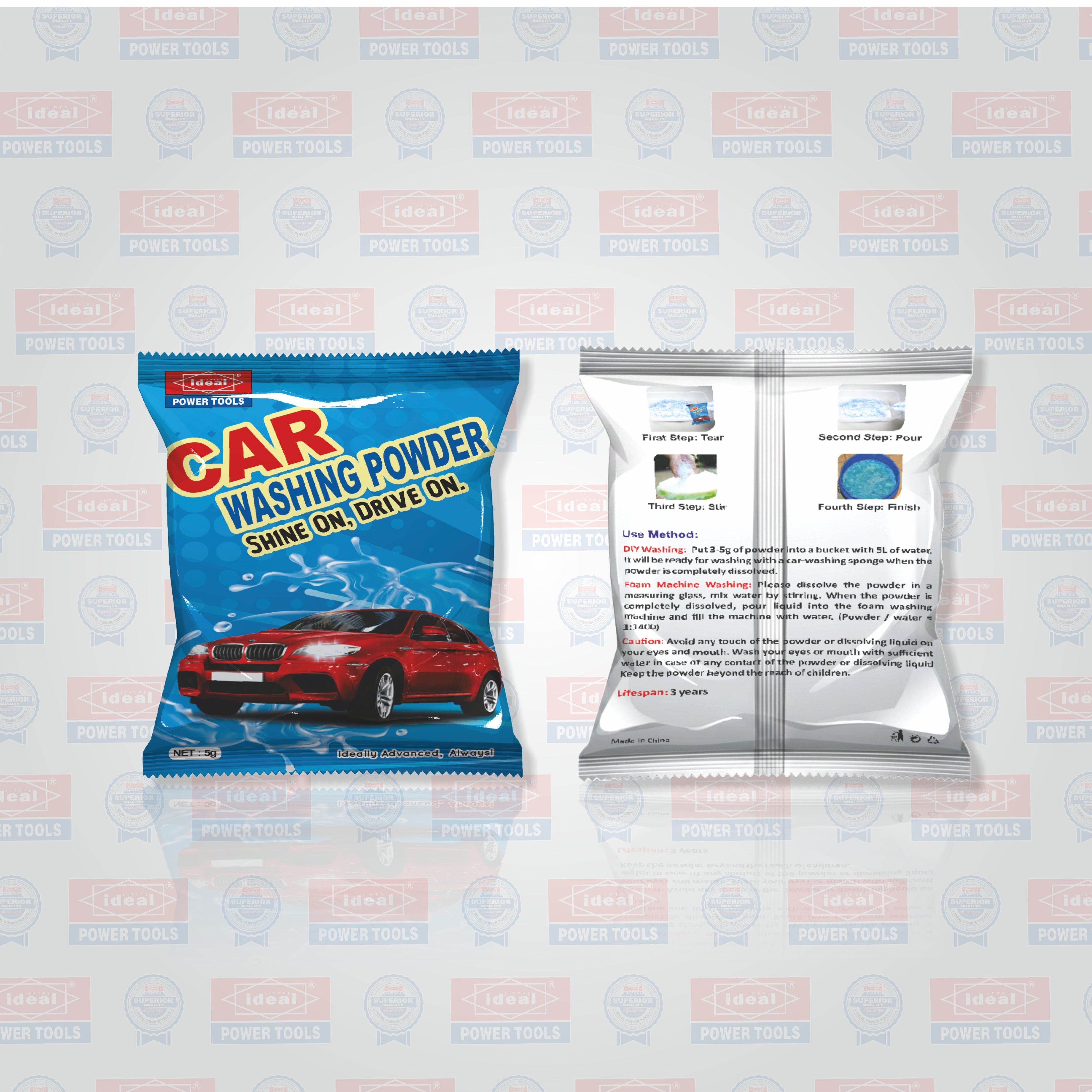 CAR WASHING SHAMPOO (FOAM POWDER) PRESSURE WASHER ACCESSORY