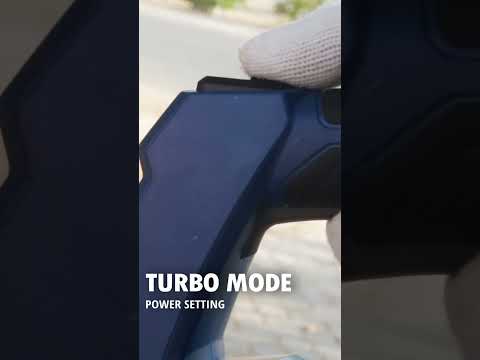Product demo of IDU GB-480, Cordless Garden Blower