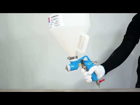 Ideal Pneumatic Spray Gun ID HOP4500 in action