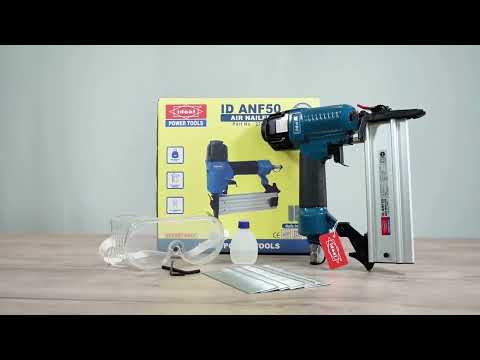 Product showcase and demo video of ID ANF50 Air Tacker & Nailer