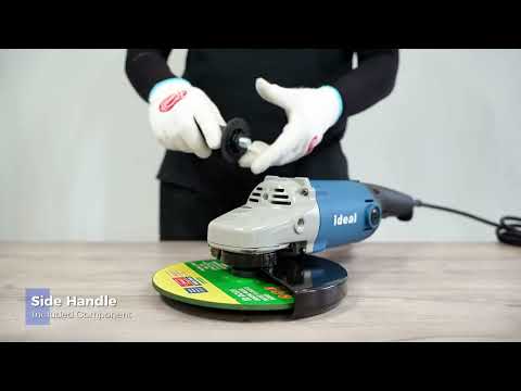 ID AGH230 angle grinder machine showcase and demo video 